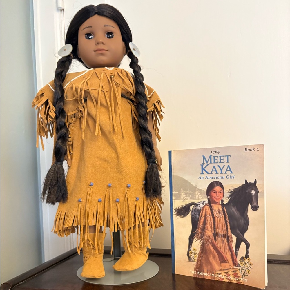 Original American Girl Kaya with Book and Accessories